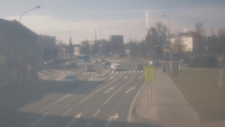 Křižovatka ulic Komenského a Velké Novosady