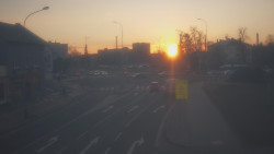 Křižovatka ulic Komenského a Velké Novosady