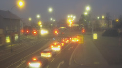 Křižovatka ulic Komenského a Velké Novosady