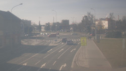 Křižovatka ulic Komenského a Velké Novosady