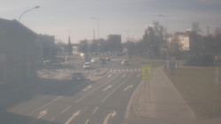 Křižovatka ulic Komenského a Velké Novosady