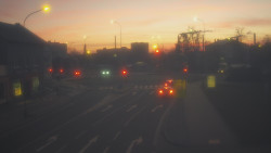 Křižovatka ulic Komenského a Velké Novosady