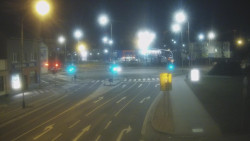 Křižovatka ulic Komenského a Velké Novosady