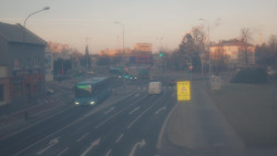 Křižovatka ulic Komenského a Velké Novosady