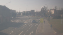 Křižovatka ulic Komenského a Velké Novosady