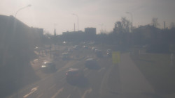 Křižovatka ulic Komenského a Velké Novosady