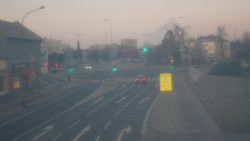 Křižovatka ulic Komenského a Velké Novosady