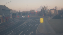 Křižovatka ulic Komenského a Velké Novosady