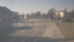 Křižovatka ulic Komenského a Velké Novosady