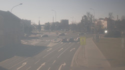 Křižovatka ulic Komenského a Velké Novosady