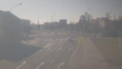 Křižovatka ulic Komenského a Velké Novosady