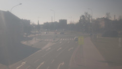 Křižovatka ulic Komenského a Velké Novosady