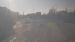 Křižovatka ulic Komenského a Velké Novosady