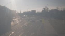 Křižovatka ulic Komenského a Velké Novosady