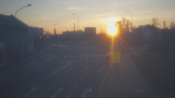 Křižovatka ulic Komenského a Velké Novosady