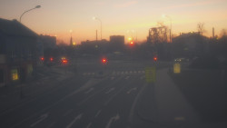 Křižovatka ulic Komenského a Velké Novosady