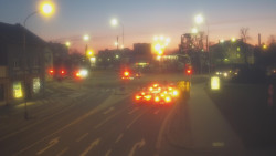 Křižovatka ulic Komenského a Velké Novosady