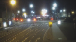 Křižovatka ulic Komenského a Velké Novosady