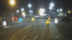 Křižovatka ulic Komenského a Velké Novosady