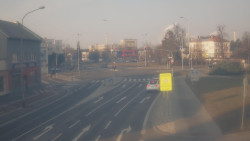 Křižovatka ulic Komenského a Velké Novosady