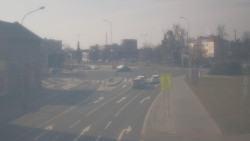 Křižovatka ulic Komenského a Velké Novosady