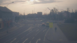 Křižovatka ulic Komenského a Velké Novosady