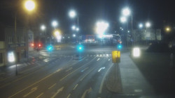 Křižovatka ulic Komenského a Velké Novosady