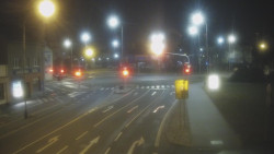 Křižovatka ulic Komenského a Velké Novosady