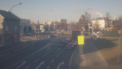 Křižovatka ulic Komenského a Velké Novosady