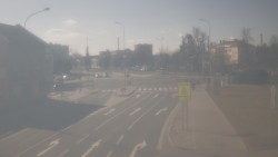 Křižovatka ulic Komenského a Velké Novosady