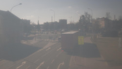 Křižovatka ulic Komenského a Velké Novosady