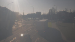 Křižovatka ulic Komenského a Velké Novosady