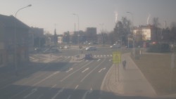 Křižovatka ulic Komenského a Velké Novosady