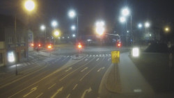 Křižovatka ulic Komenského a Velké Novosady