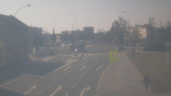 Křižovatka ulic Komenského a Velké Novosady