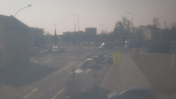 Křižovatka ulic Komenského a Velké Novosady