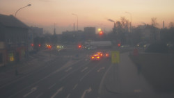 Křižovatka ulic Komenského a Velké Novosady