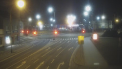 Křižovatka ulic Komenského a Velké Novosady