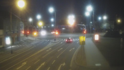 Křižovatka ulic Komenského a Velké Novosady