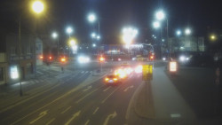 Křižovatka ulic Komenského a Velké Novosady