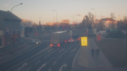 Křižovatka ulic Komenského a Velké Novosady