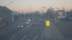 Křižovatka ulic Komenského a Velké Novosady