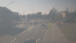 Křižovatka ulic Komenského a Velké Novosady