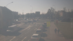 Křižovatka ulic Komenského a Velké Novosady