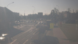 Křižovatka ulic Komenského a Velké Novosady