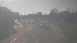 Křižovatka ulic Komenského a Velké Novosady