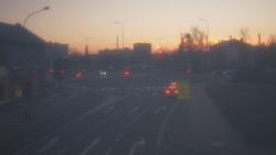 Křižovatka ulic Komenského a Velké Novosady