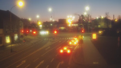 Křižovatka ulic Komenského a Velké Novosady