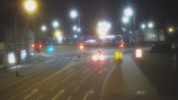 Křižovatka ulic Komenského a Velké Novosady