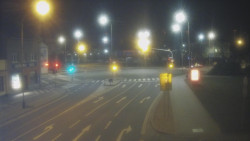 Křižovatka ulic Komenského a Velké Novosady